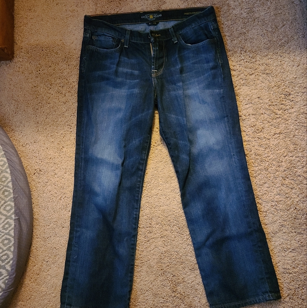 Womens Lucky Brand Cropped Jeans
